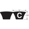 Gates Banded V-Belt, Hi-Power II PowerBand, C158, C, EPDM, 162 in, 0.88 in Top Width 4/C158 - alternate 3