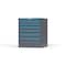 Strong Hold 7 drawer cabinet - (2x 2ft, 2x 3ft, 2x 4ft, 1x 5ft) - Blue accents - Keyed Different S3036-PPDAS-0701FS - alternate 3