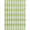 Homeroots 3' X 5' Lime Green And Ivory Geometric Washable Indoor Outdoor Area Rug 577061 - alternate 9