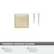 Amerock Blackrock 1-3/16 in 30 mm Length Champagne Bronze Cabinet Knob BP55271CZ - alternate 5