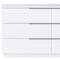 Homeroots 62" White Wood Six Drawer Double Dresser 714488 - alternate 5