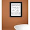 Homeroots Kids Bathroom Black Framed Print Bathroom Wall Art 530096 - alternate 2