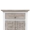 Homeroots 28" White And Gray Solid Wood One Drawer Nightstand With USB 571339 - alternate 9