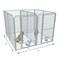 K9 Kennel Store 4ft X 8ft Multiple PRO Full Stall Dog Kennels x2 MPR4X8FSX2 - alternate 1