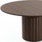 Homeroots 60" Brown Wood Pedestal Base Round Top Dining Table 720651 - alternate 6