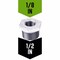 B & K STZ Industries 1/2 in. MIP each X 1/8 in. D FIP Galvanized Malleable Iron Hex Bushing 501751 - alternate 4