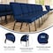 Flash Furniture Fabric Church Chair, Blue XU-CH-60096-NVY-GG - alternate 10
