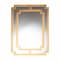 Baxton Studio Dayana Modern and Contemporary Antique Gold Finished Wood Accent Wall Mirror 222-12932-ZORO - alternate 1