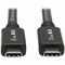Eaton EATON USB-C Cable M/m, USB 3.2, Gen 2 10 Gbps, 5a 100w Rating U420-20N-G2-5A - alternate 6