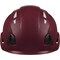 Ironwear Raptor 3976 Type II Class C Vented Safety Helmet Maroon 3976-M - alternate 1