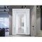 Vdomdoors Front Exterior Prehung FiberGlass Door Frosted Glass / Manux 8102 White Silk / 2 Sidelight and Tran MANUX8102EXD-WS-W14+30+14 x H80+14-RH - alternate 4