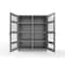 Strong Hold 14 GA Extra Heavy Duty Double Shift Clear View Cabinet 56-DS-LD-246-L - alternate 1
