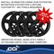 Coast2Coast WHEEL COVER, 4PK IWCIMP394BLK - alternate 3