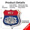 Signmission Wes's Garage, 6 inch X 6 inch, Plastic Sign, 2PK SHI-P-2PACK-6-383-WES - alternate 5