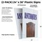 Signmission Antiques, Plastic Signs Only 24 Inch x 36 Inch, Corrugated Plastic, 2PK CSB-2436-2PACK-Antiques - alternate 2