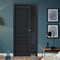 Sartodoors Sliding French Pocket Door 18x96 Solid Core Modern Interior VEREGIO7411PD-ANT-1896 - alternate 1