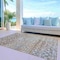 Homeroots 5' X 8' Brown And Beige Argyle Washable Indoor Outdoor Area Rug 615795 - alternate 8