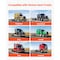 Vevor Angled Spring Loaded Mud Flap Hangers for Semi Trucks 1-1/8" Bolt Spacing PN-3-C-005-BK - alternate 7