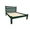 Homeroots Dark Green Solid Wood Queen Bed Frame 546890 - alternate 6