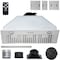 Vevor Built-in Range Hood Insert Vent Hood 800CFM 36in Push Button Control E70-36 - alternate 1