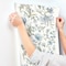 A-Street Prints Teonna Blue Floral Stripe Wallpaper 4147-27398 - alternate 2