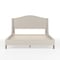 Martha Stewart Amelia Queen Upholstered Platform Bed w/Curved Headboard and Cushioned Siderails, Wood Slat, Beige TW-3WDB02B-Q-BG-MS - alternate 9