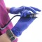 Gloveworks By Ammex Medium Indigo Professional Powder Free Disposable Nitrile Exam Gloves, 3-Mil, 100PK AINPF44100 - alternate 4