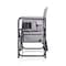 Picnic Time Family Of Brands Sports Chair, Gray with Black Accents 809-00-105-000-0 - alternate 9