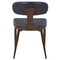 Leisuremod Dilenny Faux Leather Dining Chair - Modern Padded Side Chair with Steel Legs DC49BL - alternate 10