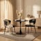 Leisuremod Bristol Round MDF Dining Table - Pedestal Base Kitchen Table, Modern Style BTBL-B27BLMT - alternate 8
