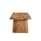 Homeroots 74" Brown Wood Double Pedestal Base Live Edge Dining Table 565236 - alternate 8