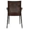 Leisuremod Weave Mace Indoor/Outdoor Arm Chair, Brown MCA19BR - alternate 7
