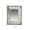 Homeroots 12" Silver Metal Framed Antiqued Glass Accent Mirror 484981 - alternate 8