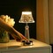 Jonathan Y Madelyn 11.5" Bohemian Classic Acrylic Rechargeable Integrated Portable LED Table Lamp, Clear/Chrome JYL7107A - alternate 13