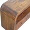 Homeroots 43in Brown Solid Wood Enclosed and Open Storage TV Stand 719186 - alternate 10