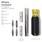 Klein Tools Multi-Bit Screwdriver / Nut Driver, 11-in-1, 8 Tips (Phillips, Slotted, Torx, Square), Cushion Grip 32500 - alternate 13
