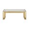 Homeroots Set of Two Gold Glass And Steel Sled Nested Coffee Tables 520920 - alternate 9