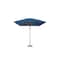 Bambrella 6.5'x10' Rectangular Bamboo Market Umbrella w/2" Pole Diameter-Navy Canopy 2mX3m REC-L-N - alternate 1