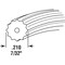 Make-2-Fit Screen Retainer Spline, 0.210 in D, 25 ft L, Vinyl, Black, Round P7527 - alternate 7