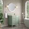 James Martin Vanities Brittany 30" Single Vanity, Sage Green, w/ 3 CM Tajnar Eclos Top 650-V30-SGR-3TJR - alternate 5