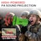 Pyle Pyle Compact Battery-Operated Megaphone with Siren - 30 Watt, Microphone, 2 Modes, Bullhorn, Green PMP32GR - alternate 4