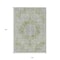 Homeroots 10' X 14' Olive Green Floral Medallion Washable Indoor Outdoor Area Rug 607913 - alternate 9