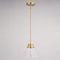 Vaxcel Harper 1L Gold Brass Mid-Century Modern Pendant Light Clear Glass P0403 - alternate 8