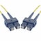 Unc Group Fiber Optic Patch Cable, Sc-Sc, 9 125 Singlemode Duplex, Yellow, 10M FJ9SCSC-10M - alternate 2