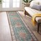 World Rug Gallery Traditional Oriental Medallion Washable Non Slip Runner Rug 2 ft x 8 ft Multi WR84MULTI2X8 - alternate 1