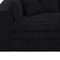 Homeroots 121" Black Corduroy Compression Foam Sofa 719553 - alternate 5