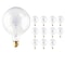 Bulbrite Incandescent G40 Medium Screw Base E26 Light Bulb, 100W, Clear, 12PK 861055 - alternate 1