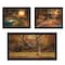 Homeroots Set Of Three Tranquil Spaces 2 Black Framed Print Wall Art, 3PK 406109 - alternate 1