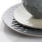 Elama Tahitian Pearl 16 Piece Stoneware Dinnerware Set in Slate and Stone Pearl EL-TAHITIANPEARL - alternate 5