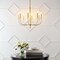 Jonathan Y Amoros 27.25" 8-Light Modern Mid-Century Iron LED Chandelier, Gold Painting JYL7900B - alternate 9